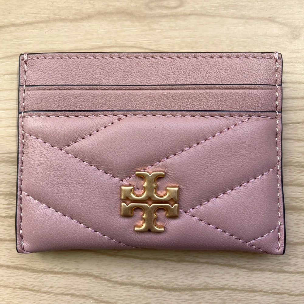 USED Tory Burch Kira Chevron Card Case [PRICE FIRM]